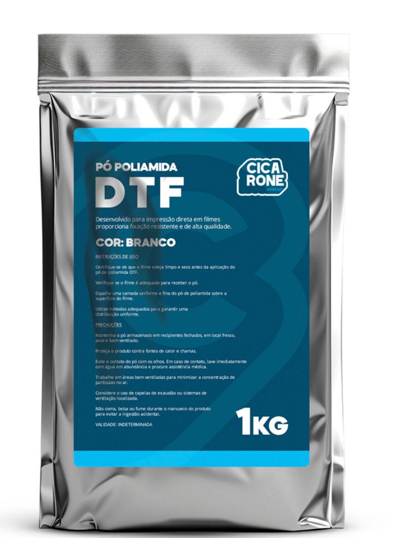 Mockup de embalagem DTF presente no manual da marca Cicarone